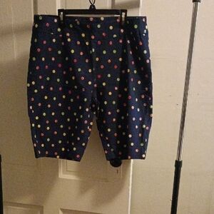 Zac & Rachel Polka Dot Women's Shorts - Navy Multicolor